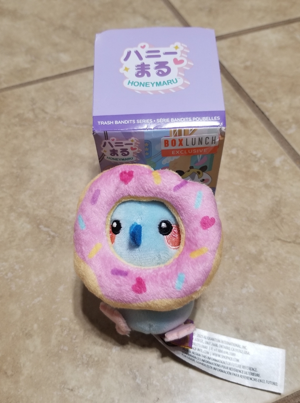 Honeymaru Trash Bandits Blind Box Series: Pidgeon With Donut Bag Charm Plush